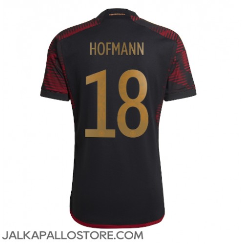 Saksa Jonas Hofmann #18 Vieraspaita MM-kisat 2022 Lyhythihainen